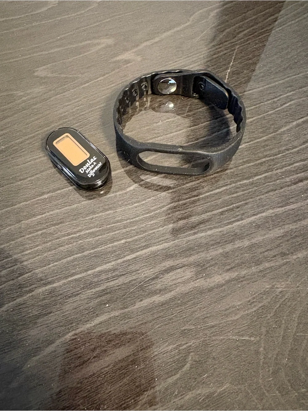 Ariel step Tracker Tajing Care of you Pedometer Black Wristband